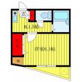 北区 田端１丁目（西日暮里駅） 1階 １Kの間取り図