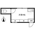新宿区 築地町（神楽坂駅） 1階 ワンルームの間取り図