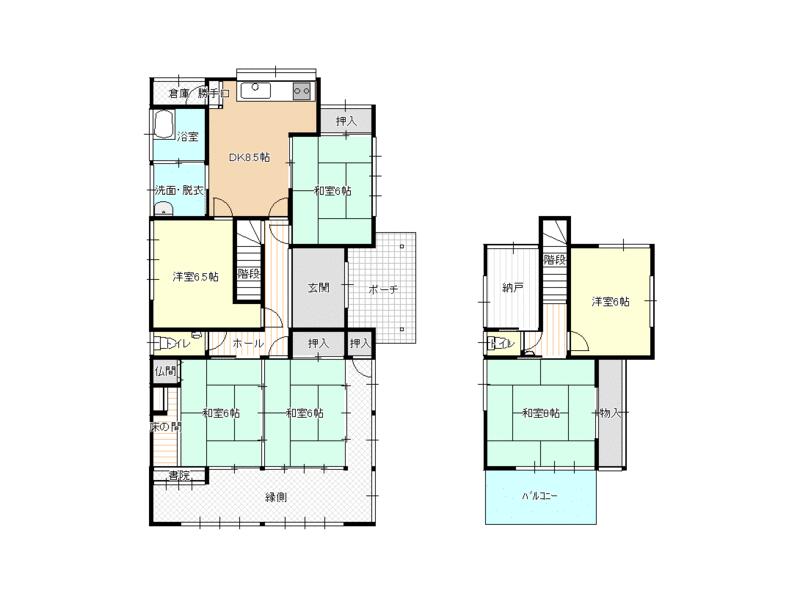 Kashima City, Oaza Natomibun (Hizenhama Station) 2-story building 6SDK