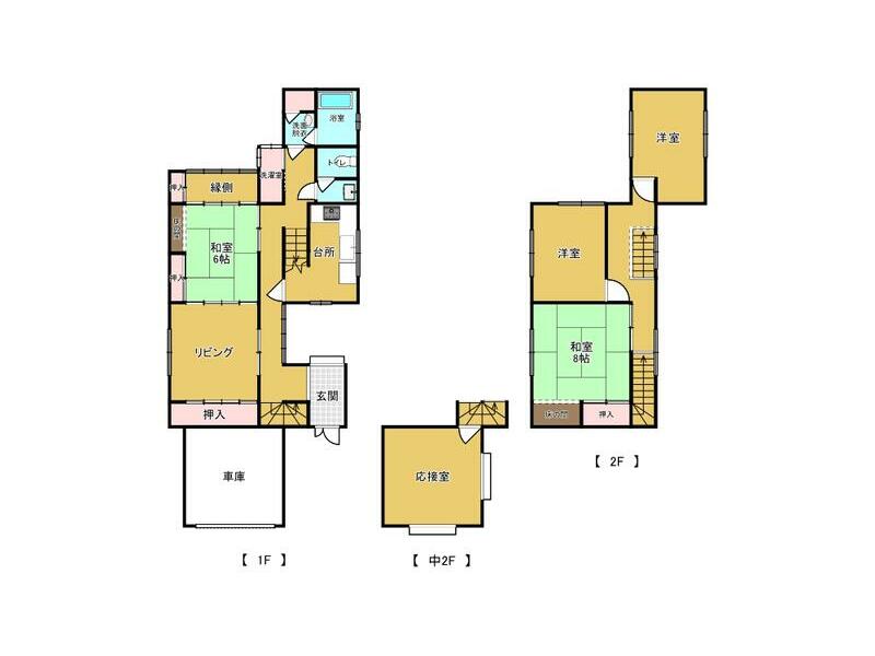 2-story, 6K in Nishiki 3-chome, Mikuni Town, Sakai City (Mikuni Station)