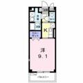 神戸市中央区 北野町３丁目（神戸三宮駅） 3階 １Kの間取り図