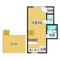ミラノ館 1階 ワンルームの間取り図