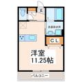 ジーク日赤通り ２０２ ワンルームの間取り図