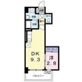 グレイス花見が丘 ６０４ １DKの間取り図