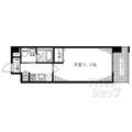 京都市中京区 新町通姉小路下る町頭町（烏丸御池駅） 2階 １Kの間取り図