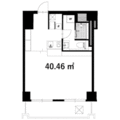 ＰＯＲＴＡＬ　Ａｐａｒｔｍｅｎｔ　＆　Ａｒｔ　ＰＯＩＮＴ 505 ワンルームの間取り図