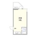 マンション岡（０１１９８１） 5階 ワンルームの間取り図