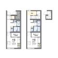 レオパレスシャルマンＳＴ １０４ １Kの間取り図