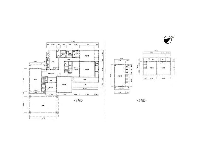 Katsuyama City, Gunchou 1-chome (Hishima Station) 2-story 6DK