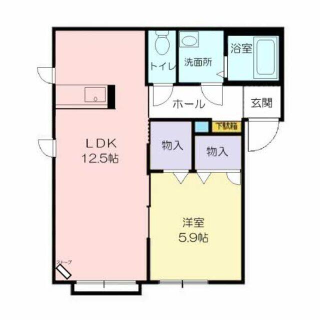 アットホーム シャーメゾンカルテット 101 1ldk 提供元 シャーメゾンショップ あすなろ不動産 株 青森市 の賃貸アパート
