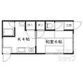 京都市北区 出雲路立テ本町（鞍馬口駅） 1階 １Kの間取り図