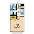 ヴィラージュ中町ＷＥＳＴ 103 １Kの間取り図