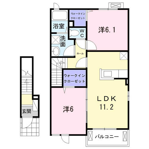 アットホーム】リーベルタース B 202 2LDK(提供元:(株)賃貸