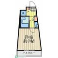 ライオンズテラス武蔵小金井 ２３０ １Kの間取り図