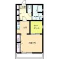 れんげそうⅡ 4階 １SKの間取り図