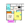 ヴィラ・桜 １０１ １DKの間取り図