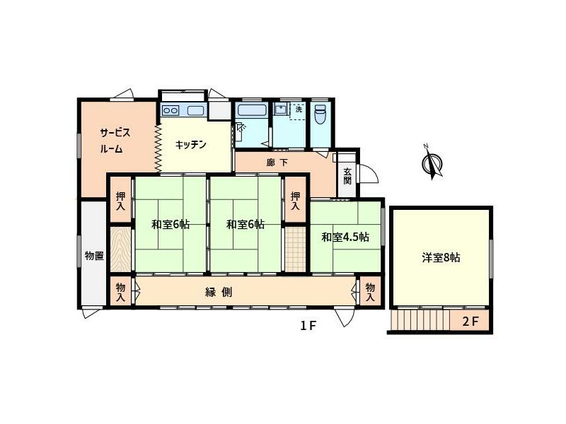 Kiryu City, Niizatocho Shinkawa (Higashishinkawa Station) Single-story building 3SDK