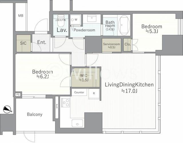 アットホーム 大崎ウエストシティタワーズｅ棟 3階 ２ｌｄｋ 品川区の中古マンション マンション購入の情報