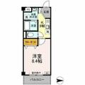 セントラルハイツ名古屋 １０３ １Kの間取り図