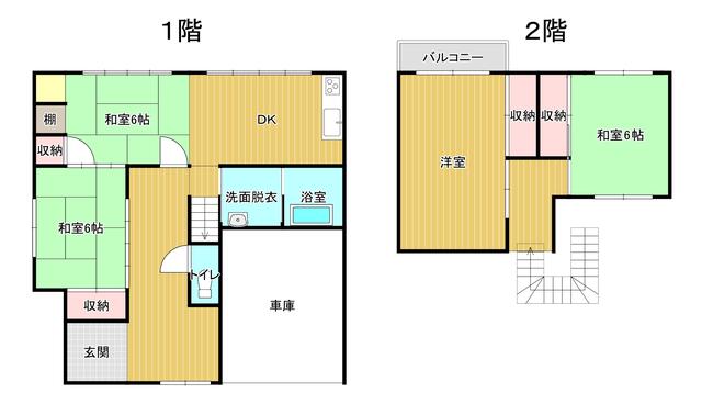 Kochi City Asakura Ko (Asakura Station) 2-story 4DK
