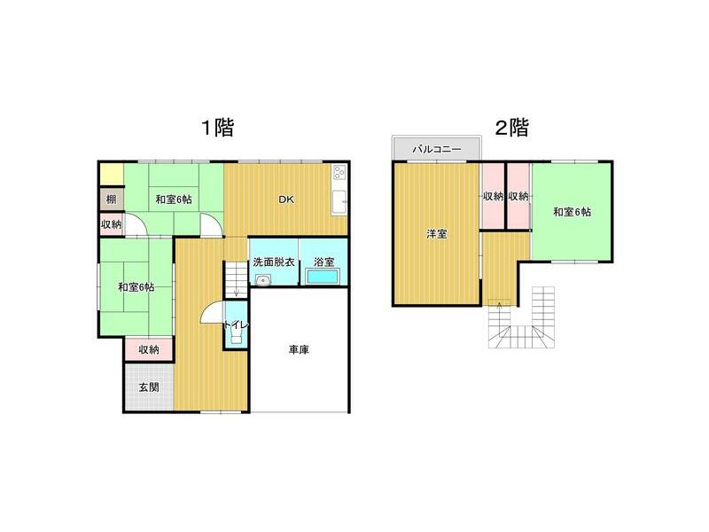Kochi City Asakura Ko (Asakura Station) 2-story 4DK