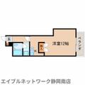 静岡市駿河区 泉町（静岡駅） 4階 ワンルームの間取り図