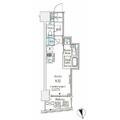 港区 南青山７丁目（表参道駅） 3階 ワンルームの間取り図