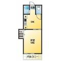 ソレイユ常盤台 1階 １DKの間取り図