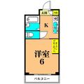 品川区 南品川１丁目（新馬場駅） 2階 １Kの間取り図