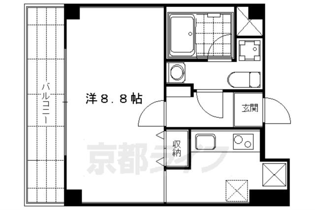 アットホーム ルポゼ綾大宮 ５０３ １ｋ 提供元 株 京都ライフ 二条駅前店 京都市下京区の賃貸マンション