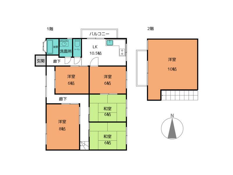 Oaza Miyano, Nagasu-cho, Tamana-gun (Nagasu Station) 2F 6LDK

1,980,000 yen