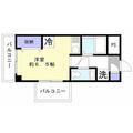 ラフィーヌ・上池袋 4階 ワンルームの間取り図