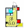 アビタシオン石川 ２０３ １Kの間取り図