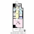 エムフラット秋葉原 ０２０３ １Kの間取り図