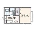 シャングリラⅡ １０６ １Kの間取り図