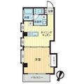 品川区 西五反田５丁目（不動前駅） 3階 １DKの間取り図