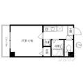 京都市中京区 二条通富小路東入晴明町（京都市役所前駅） 3階 １Kの間取り図