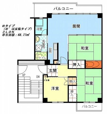 アットホーム スマリオ八尾緑ヶ丘団地 3階 ３ｌｄｋ 提供元 大阪府住宅供給公社 八尾市の賃貸マンション