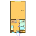 Ｋコーポ 105号 １Kの間取り図
