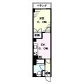 常緑ハイツ 155 １DKの間取り図