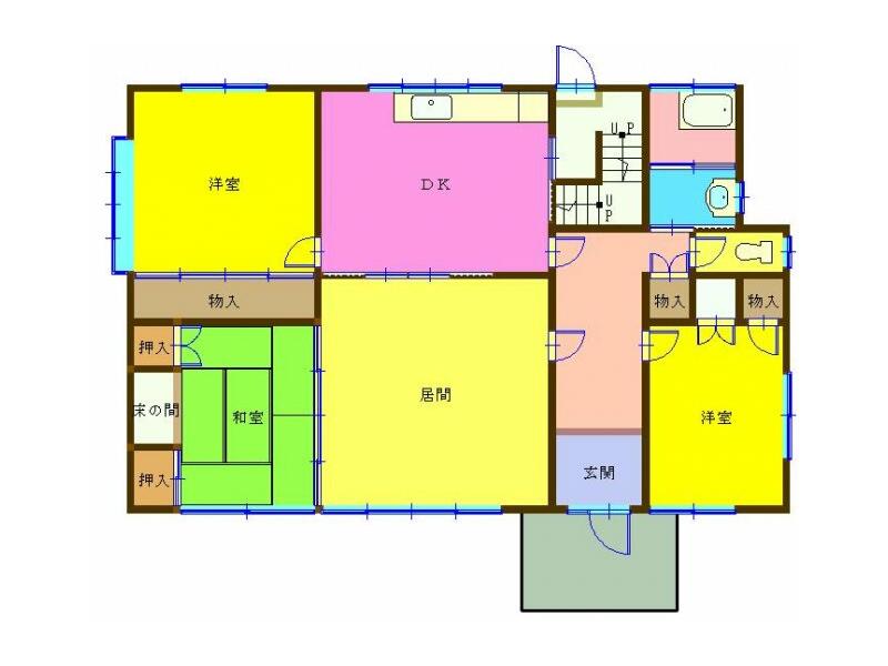 Kasugai City, Momoyama-cho (Katsukawa Station) 2-story building 3LDK