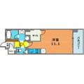 Ｂｒｉｌｌｉａ　ｉｓｔ　三軒茶屋　ブラッサムテラス ２０２ ワンルームの間取り図