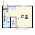 ＳＫ神木 １０２ ワンルームの間取り図