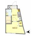 ヴィオラ赤羽 ５０２ １Kの間取り図