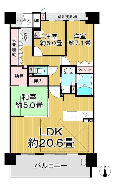 ローレルスクエア学園前 マンションノート