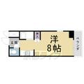 京都市下京区 柳馬場通仏光寺下る万里小路町（四条駅） 1階 １Kの間取り図