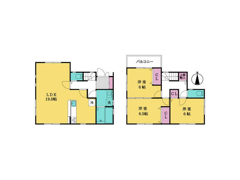 Nishibetsuin-cho Yuzuhara Saijo, Kameoka City (Kameoka Station) 2-story 3LDK