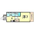 神戸市中央区 下山手通３丁目（県庁前駅） 8階 １Kの間取り図