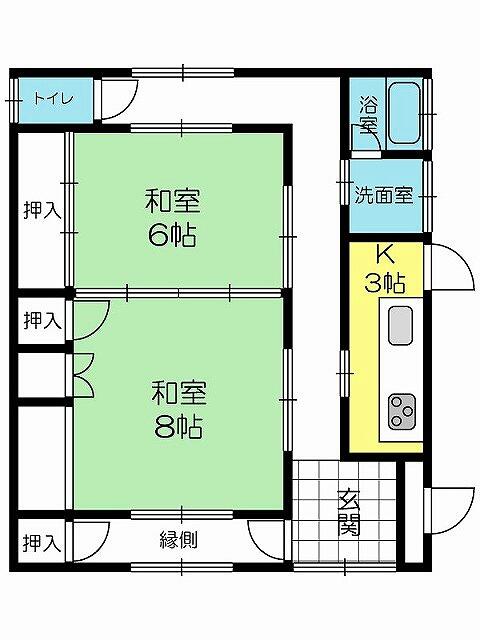 アットホーム】高砂市 北浜町北脇 （大塩駅 ） 平屋建 2K