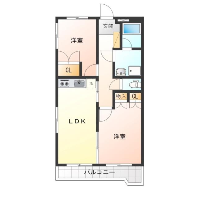 アットホーム】御幸パークマンション ３０７ ２ＬＤＫ（提供元：エステート住宅産業(株) リクラス泉ヶ丘店）｜宇都宮市 の賃貸マンション[1060891182]